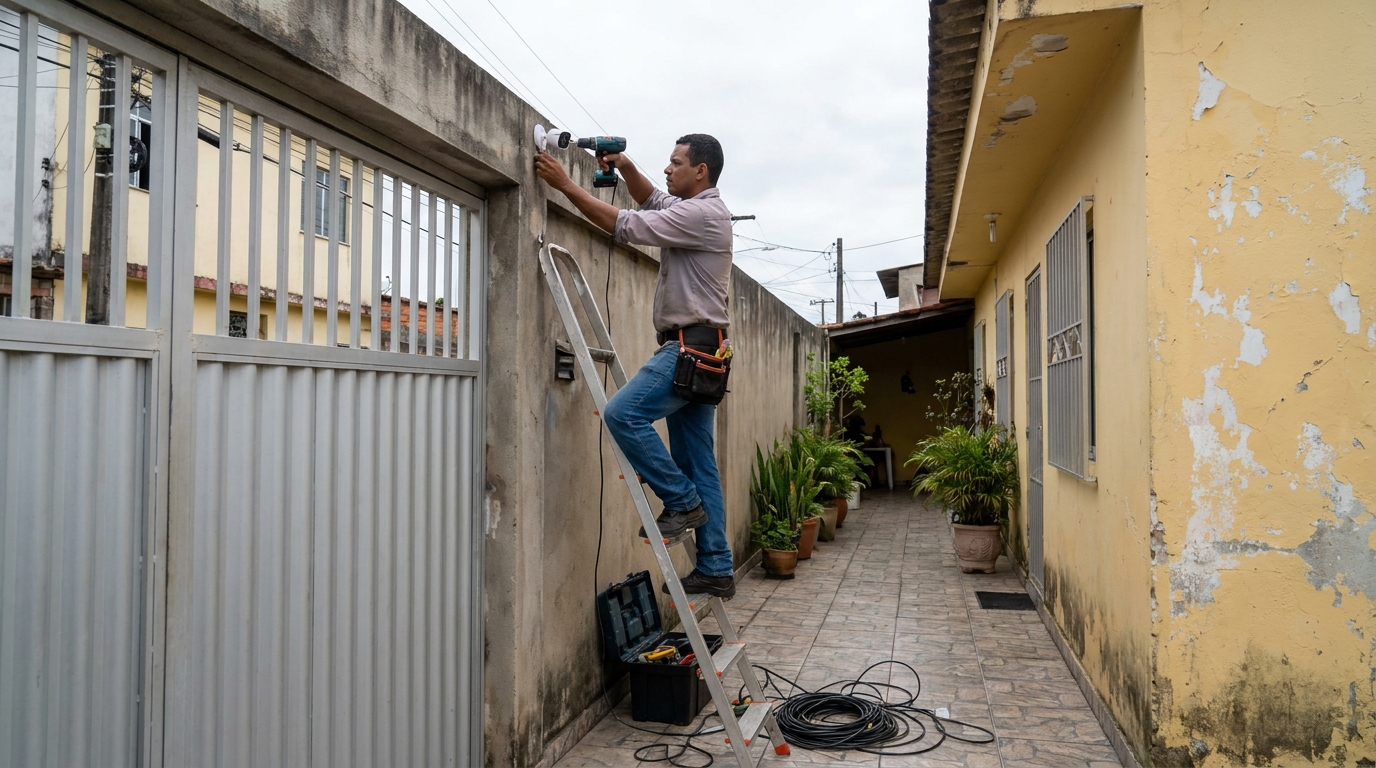 Instalacao de cameras de seguranca profissional em Barueri‑SP