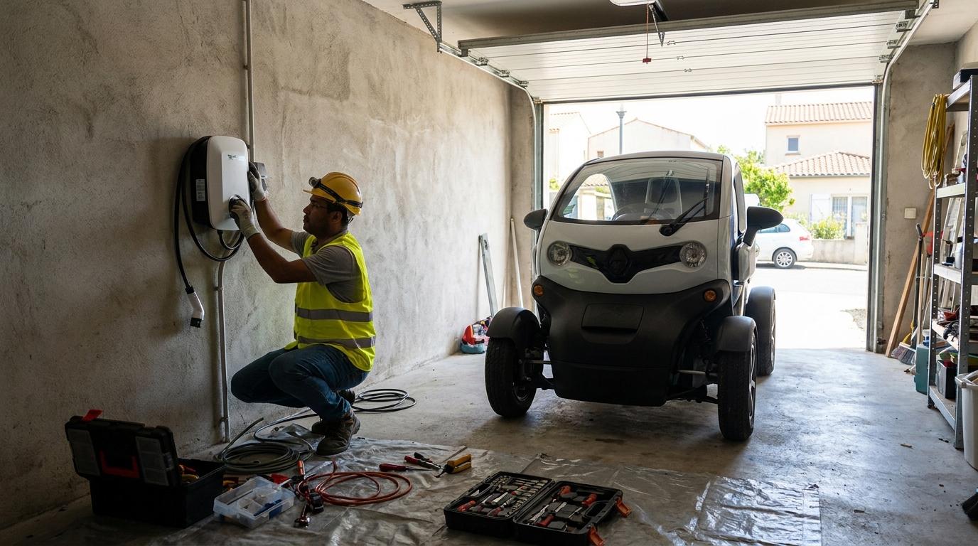 Instalacao de carregador de carro eletrico profissional em Barueri‑SP