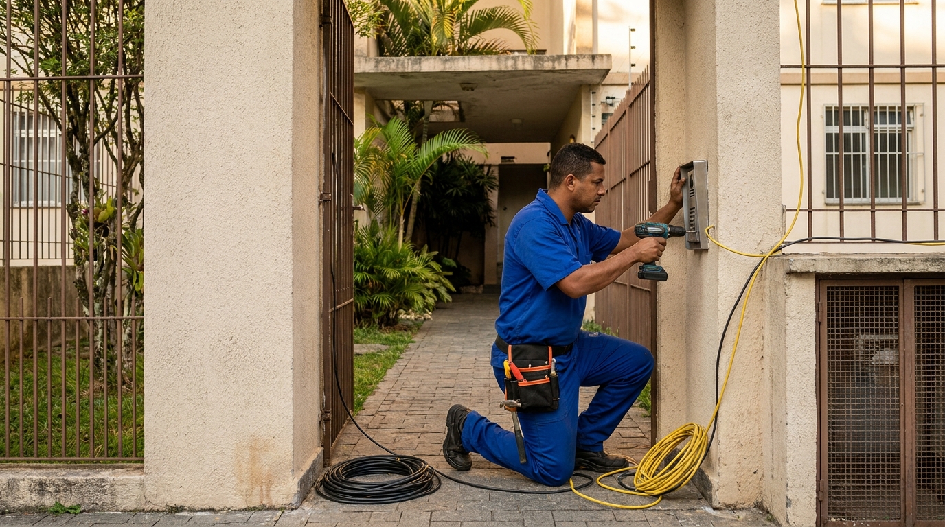 Instalacao de interfone profissional em Barueri‑SP